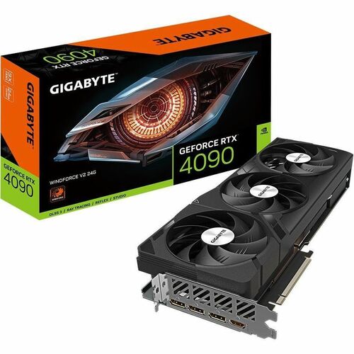 Gigabyte NVIDIA GeForce RTX 4090 Graphic Card - 24 GB GDDR6X - 7680 x 4320 - 2.52 GHz Core - 384 bit Bus Width - PCI Expre