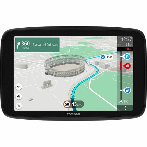TomTom GO Superior Automobile Portable GPS Navigator - Portable - 17.8 cm (7") - Touchscreen - Lane Assist, Speed Assist, 