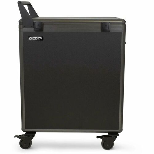 Dicota Charging Cart - 60 kg Load Capacity - 4 Casters - Aluminium, Polypropylene - For 14 Devices - 16" (40.64 cm) Screen