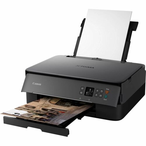 Canon PIXMA TS5350i Wireless Inkjet Multifunction Printer - Colour - Black - Copier/Printer/Scanner - 13 ppm Mono/6.8 ppm 