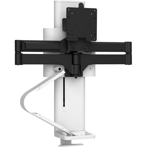Ergotron TRACE Clamp Mount for Monitor - White - 96.5 cm (38") Screen Support - 9.75 kg Load Capacity - 75 x 75, 100 x 100