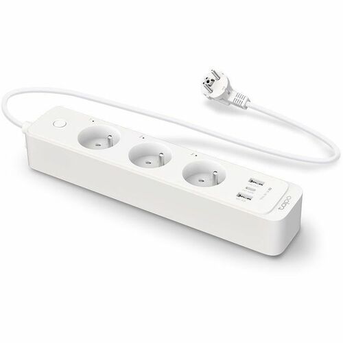 Tapo Smart Wi-Fi Power Strip - 3 x AC Power - 1.50 m Cord - 10 A Current - 120 V AC, 230 V AC Voltage - 2.30 kW