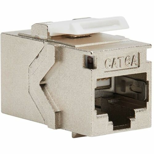 Tripp Lite series Cat6a Shielded Snap-In Coupler (RJ45 F/F), TAA - 1 x RJ-45 Keystone Female - 1 x RJ-45 Keystone Female -