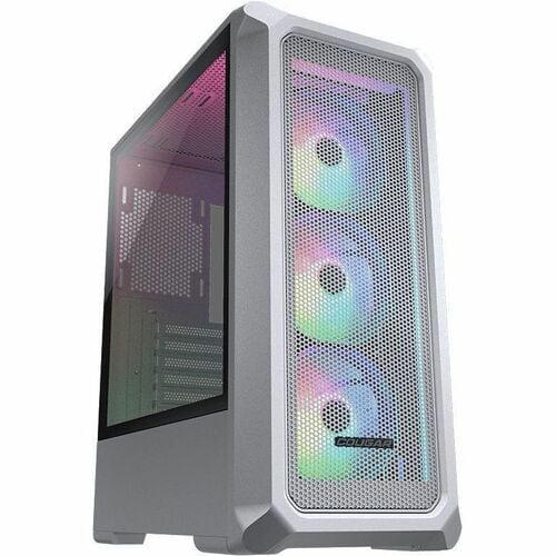 COUGAR CGR-5CC5W-MESH-RGB Gabinete para computadora gamer - Mini ITX, Micro ATX, ATX Placa base admitida - Media Torre - V
