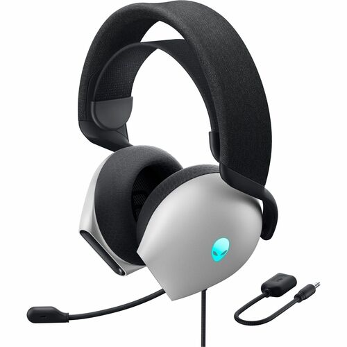 Alienware AW520H Wired On-ear Stereo Gaming Headset - Dark Side of the Moon - Binaural - Ear-cup - 32 Ohm - 20 Hz to 40 kH