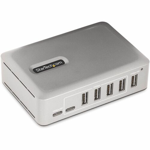 StarTech.com USB Hub - USB 3.2 Gen 2 (3.1 Gen 2) Type-C - Desktop - Space Gray - 7 Total USB Port(s)