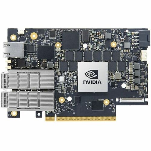 NVIDIA BlueField-3 P B3220 200Gigabit Ethernet Card - PCI Express 5.0 x16 - 200 Gbit/s Data Transfer Rate - Optical Fiber 