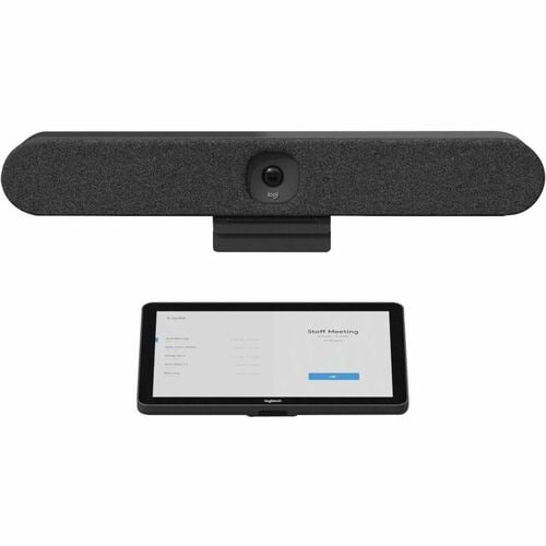 Logitech Rally Bar Huddle + Tap IP Video Conference Equipment - For Huddle Space - 3840 x 2160 Video (Live) - 1920 x 1080 