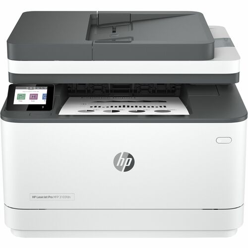 HP LaserJet Pro 3103fdn Wired Laser Multifunction Printer - Monochrome - Copier/Fax/Printer/Scanner - 35 ppm Mono Print - 
