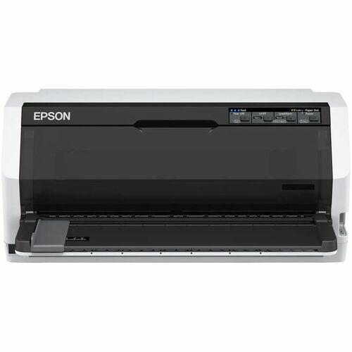 Epson LQ-690II 24-pin Dot Matrix Printer - Monochrome - Black, White - 7 Copies - 106 Column - 487 cps Mono - 360 x 180 dp