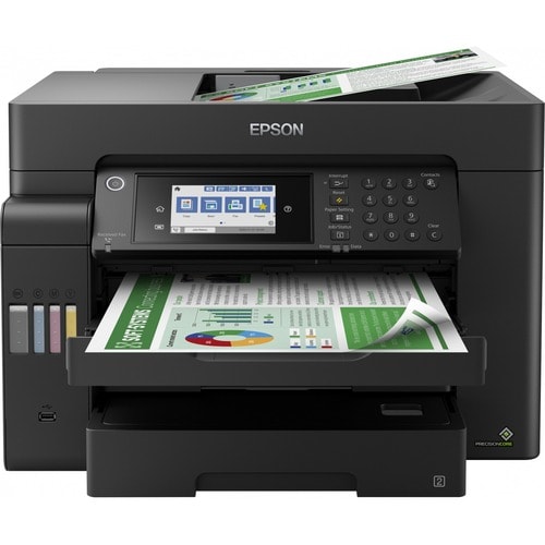 Impresora de inyección de tinta multifunción Epson L15150 Inalámbrico EcoTank - Color - Copiadora/Fax/Impresora/Escáner - 