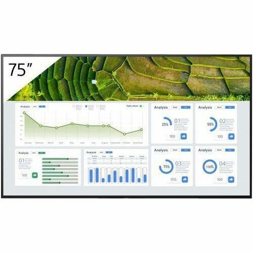 Sony BRAVIA FW-75BZ30L 1905 mm LCD Digital-Signage-Display - 24 Stunden/7 Tage Betrieb - IPS-Technologie (In-Plane-Switchi