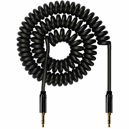iiyama 2,50 m AUX Audiokabel - 1 / Stück - Cable for Audiogerät, Lautsprecher - Schwarz