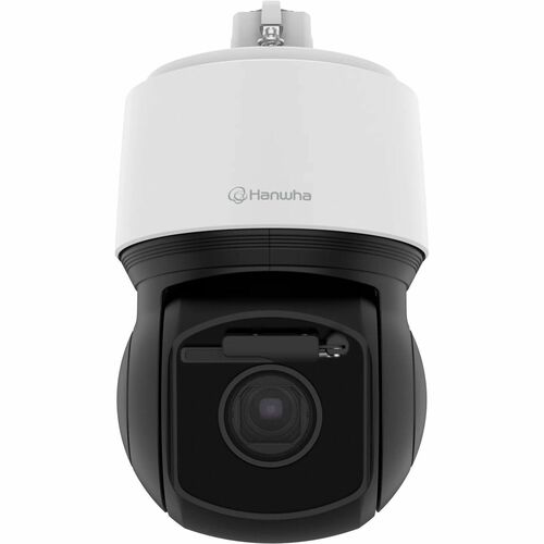 Hanwha XNP-C8303RW 6 Megapixel Outdoor Network Camera - Color - Dome - White, Black - 656.17 ft Infrared Night Vision - H.