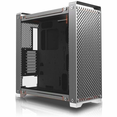 In Win IWCSDUBILIGRY Computer Case - Mini ITX, EATX, Micro ATX Motherboard Supported - Full-tower - Aluminium, Tempered Gl