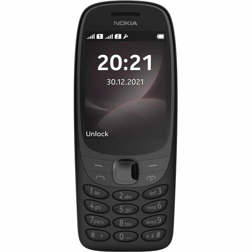 Nokia 6310 8 MB Feature Phone - 7.1 cm (2.8") TFT LCD QVGA 240 x 320 - 16 MB RAM - 2G - Black - Bar - UNISOC 6531F SoC - 2