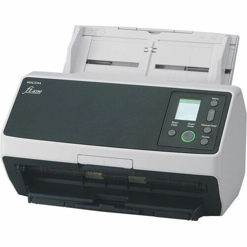 Ricoh ImageScanner fi-8190 ADF/Manual Feed Scanner - 600 dpi Optical - 24-bit Color - 8-bit Grayscale - 90 ppm (Mono) - 90