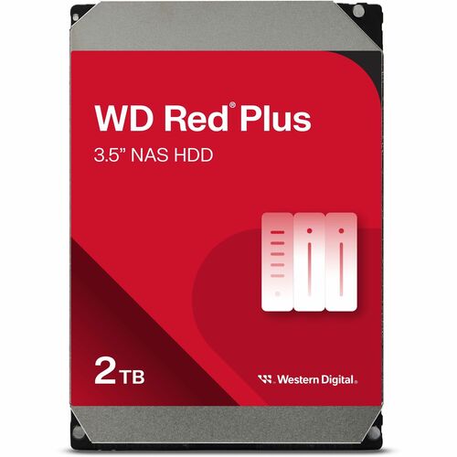 WD Red Plus Festplatte - 3,5" Intern - 2 TB - SATA (SATA/600)