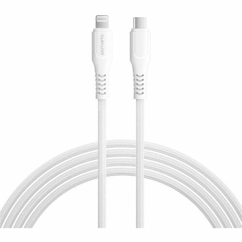 4smarts USB-C auf Lightning Kabel RapidCord PD 30W 1,5m weiß *MFi zertifiziert. Kabellänge: 1,5 m, Anschluss 1: USB C, Ans