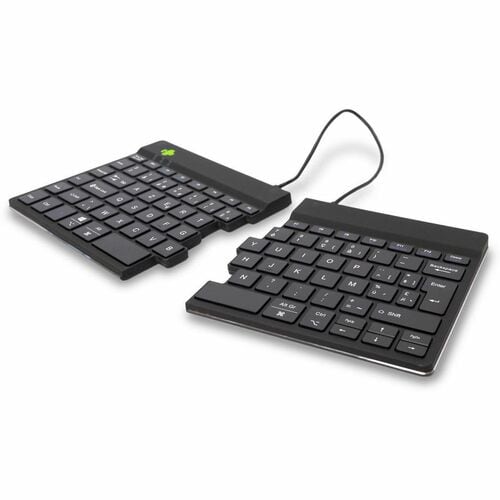 R-Go Split Break Keyboard - R-Go Split Break ergonomic keyboard, with break software, Bluetooth 5.0, AZERTY (BE) layout, w