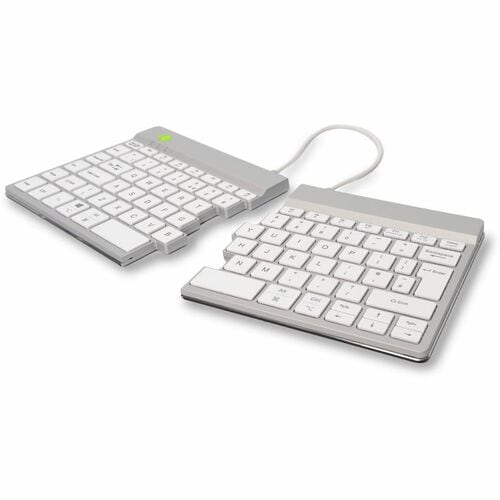 R-Go Split Break Keyboard - R-Go Split Break ergonomic keyboard, with break software, Bluetooth 5.0, QWERTY (UK) layout, w