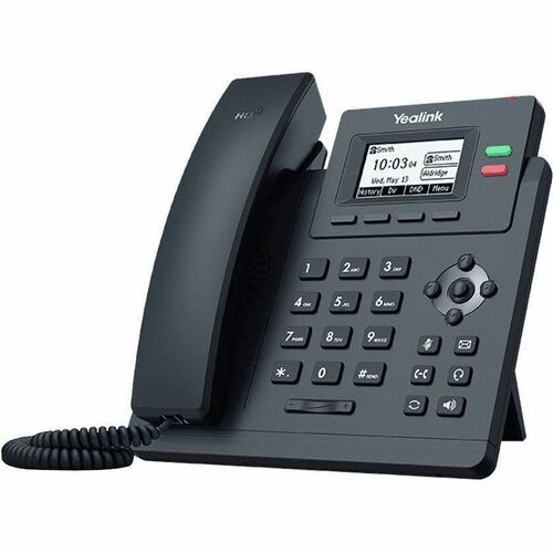 Yealink SIP-T31 IP Phone - Corded - Corded - Wall Mountable - Classic Gray - 2 x Total Line - VoIP - 2 x Network (RJ-45) -