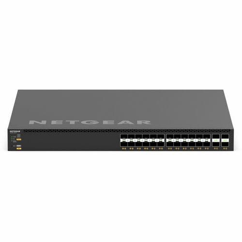 Netgear AV Line M4350 M4350-24F4V Manageable Ethernet Switch - 25 Gigabit Ethernet - 10GBase-X, 25GBase-X - 3 Layer Suppor