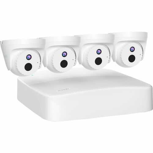Tenda 4 Channel PoE HD Video Security Kit - Camera, Network Video Recorder - 4 Camera(s) - 2560 x 1440 Camera Resolution -
