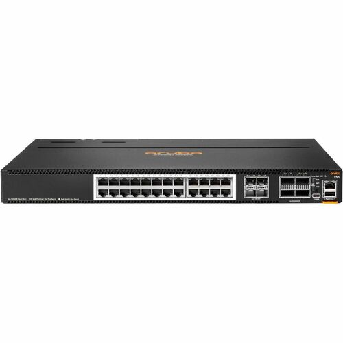 Aruba 8100 24XT4XF4C 3 Fans, 2 AC Power Supplies - Manageable - 10 Gigabit Ethernet, 100 Gigabit Ethernet - 10GBase-X, 100