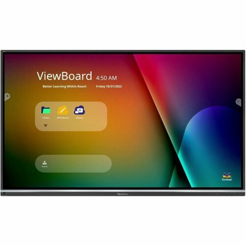 ViewSonic ViewBoard IFP7550-5F 4K UHD LCD Écran de collaboration - Cortex A73 + A53 - 8 Go - Ultra Fine Touch (UFT) - Écra