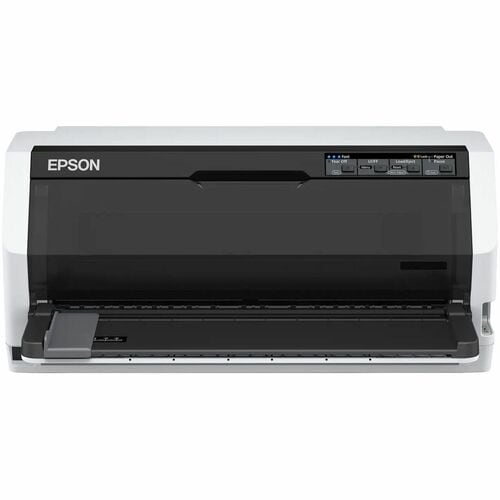 Stampante Ad Aghi Epson LQ-690II - Monocromatico - 24-pin - Nero, Bianco - 7 Copie - 106 Colonna - 487 cps Mono - 360 x 18