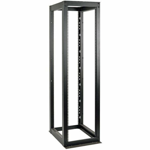 Tripp Lite series SmartRack SR4POST50HD 50U Rack Frame - 482.60 mm Rack Width x 895.35 mm Rack Depth - Black Powder Coat -