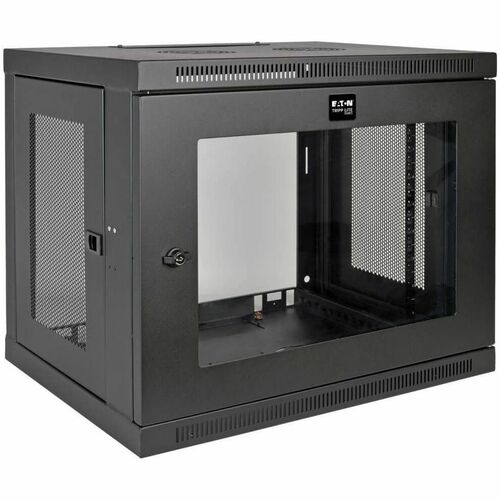 Tripp Lite series SmartRack SRW9UG 9U Wall Mountable Rack Cabinet for LAN Switch - 482.60 mm Rack Width x 419.10 mm Rack D