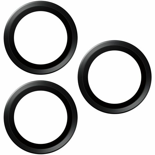 PanzerGlass Hoops Camera Lens Protector - Black Metal - Aluminium