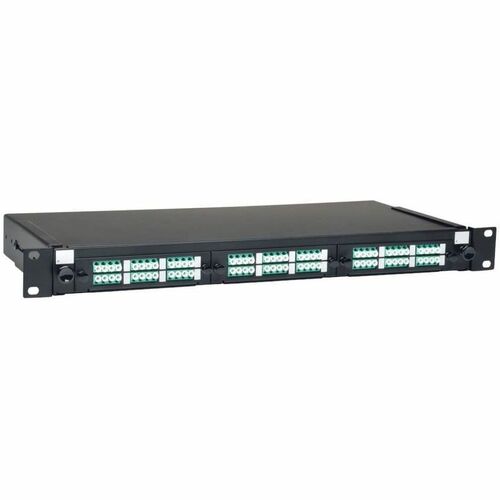 Tripp Lite series N492-036-LCLC-E 36 Port(s) Network Patch Panel - Black - 36 x RJ-11 - 36 x - 1U High - 19" Wide - Rack-m