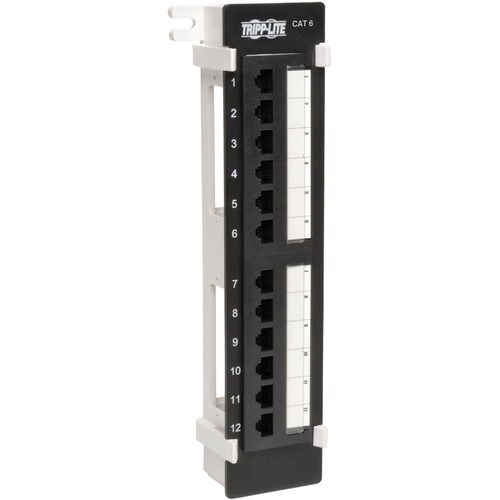 Tripp Lite series N250-012 12 Port(s) Network Patch Panel - TAA Compliant - 12 x RJ-45 - 12 x RJ-11