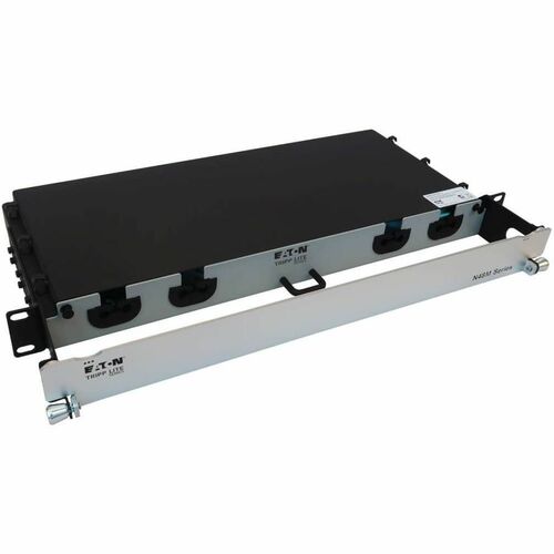Tripp Lite series N48M-4M3X8M-10Network Patch Panel - Aqua - 1U High - 19" Wide - Rack-mountable
