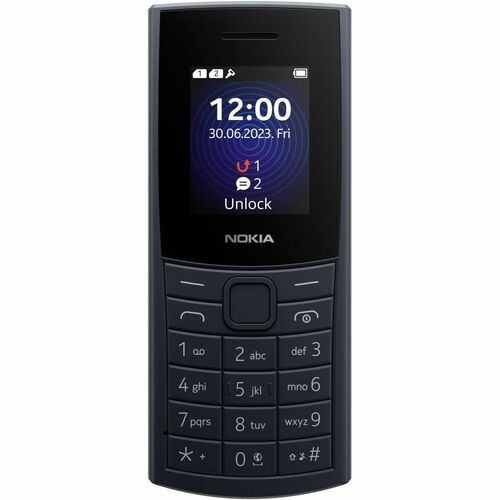 Nokia 110 4G (2023) Feature Phone - 4.6 cm (1.8") TFT LCD QQVGA 120 x 160 - 4G - Midnight Blue - Bar - 2 SIM Support - SIM
