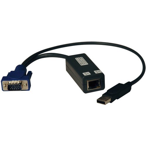 Tripp Lite series NetCommander B078-101-USB-1 RJ-45/USB/VGA KVM Cable - 1 - TAA Compliant - Cable for KVM Switch - First E