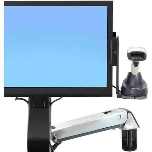 Ergotron Mounting Shelf for Scanner - Black - Landscape/Portrait - 43.2 cm to 68.6 cm (27") Screen Support - 680.4 g Load 