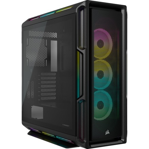 Corsair iCUE 5000T Carcasa para computdora - ATX Placa base admitida - Media Torre - Vidrio templado, Acero - Negro - 6 x 