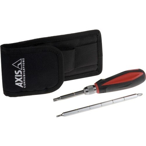 AXIS Screwdriver - TAA Compliant - Stainless Steel, Chrome Vanadium - Non-slip Handle, Rubber Handle, Quick-release