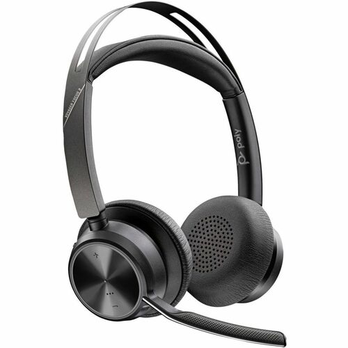 Auriculares Poly Voyager Focus 2 Con cable/Inalámbrico Sobre la cabeza, Sobre la oreja Estéreo - Negro - Certificación Mic