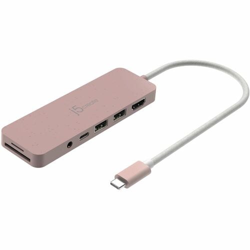 j5create USB Type C Docking Station for Keyboard, Mouse, Headphone, Projector, Monitor, Flash Drive, Speaker, Notebook - C