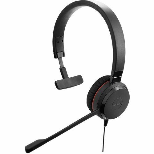 Jabra EVOLVE 20SE MS Mono Wired Over-the-head Mono Headset - Black - Monaural - Supra-aural - 32 Ohm - 150 Hz to 7 kHz - N