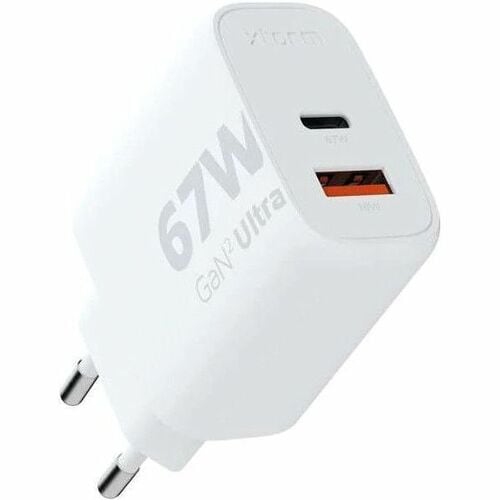 Adaptateur secteur Xtorm GaN2 Ultra - 67 W - Adaptateur universel - Pour Smartphone, Tablette PC, Ordinateur Portable - Blanc