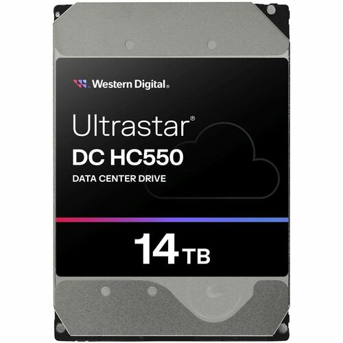 Western Digital Ultrastar DC HC550 14 TB Hard Drive - 3.5" Internal - SATA (SATA/600) - Conventional Magnetic Recording (C