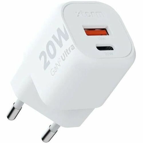 Xtorm 20W GaN² Ultra Wall Charger. Charger type: Indoor, Power source type: USB, Charger compatibility: Universal, USB Typ
