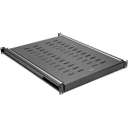 Rocstor 19" Adjustable Sliding Server Rack Cabinet Shelf - For Server, Data Center - 1U Rack Height x 19" Rack Width - Rac