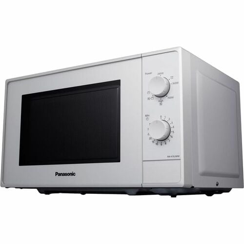 Panasonic NN-K10JWMEPG Single Microwave Oven - White - Grilling, Microwave, Toasting - 5 Power Levels - 800 W Microwave Po